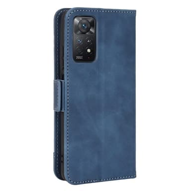 SKALO Xiaomi Redmi Note 11 Pro 6-FACK Plånboksfodral - Blå