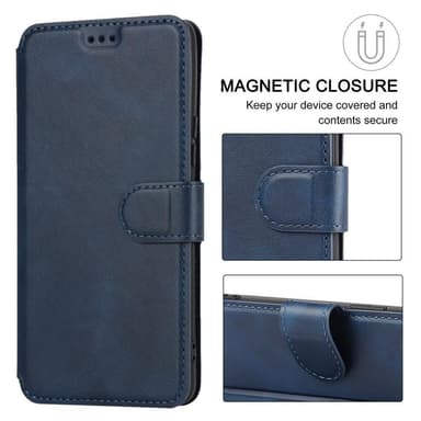 SKALO Samsung A53 5G Premium Cut Plånboksfodral - Blå