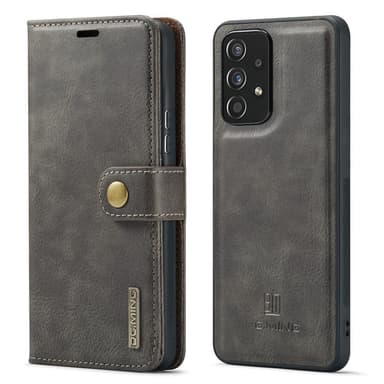 DG MING Samsung A53 5G 2-i-1 Magnet Plånboksfodral - Grå