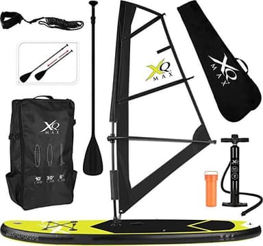 XQ Max Uppblåsbar WindSUP komplett Vindsurfingpaket 305 cm, Lime