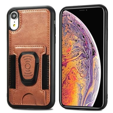 Mobilskal med ringhållare till iPhone 12 mini, Brun