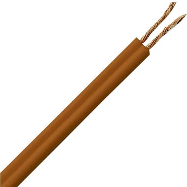 Kopp Zwillingsleitung 2x0,75 Mm² Braun, 25 Meter – Robuste Elektroleitung Für Heimwerker