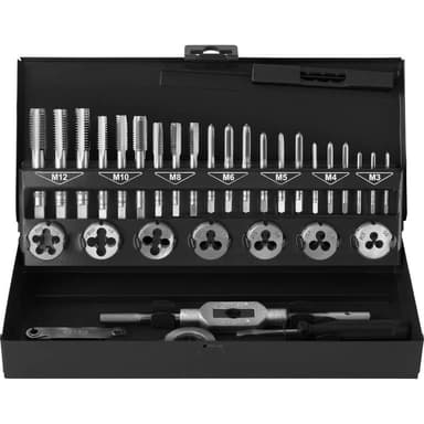 TOOLCRAFT TO-7015521 Gängskärningssats 32 delar Stål M3