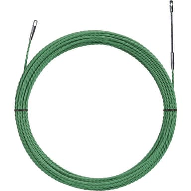 Indragningsband i polyester grön, Ø 4,5 mm Klauke 4.5
