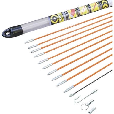 Kabel-indragningsstångsats Mighty-Rod, 10 meter C.K.