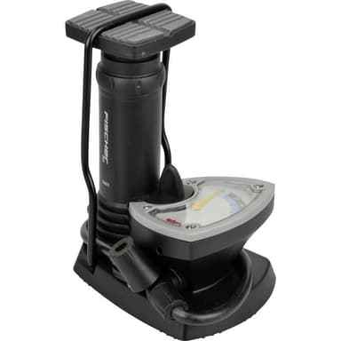 Unitec 85575 Fotpump 7 bar Dubbelhuvud, Analog