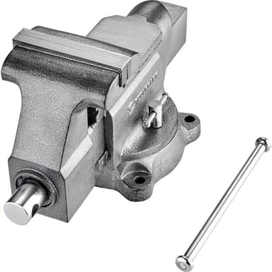 TOOLCRAFT TO-5342457 Skruvstyckesfot Käkbredd: 125 mm
