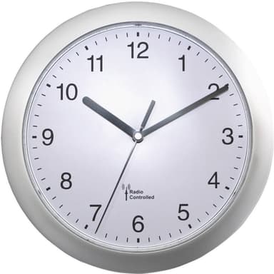 EUROTIME 56787 DCF Väggklocka 25 cm x 3.8 cm Silver