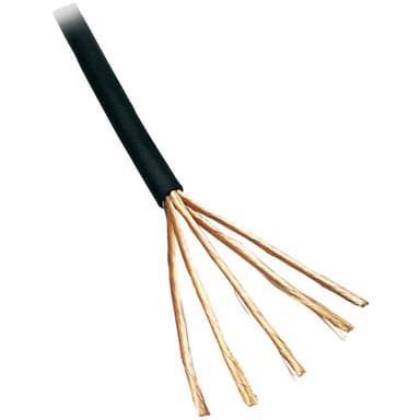 BKL Electronic 1509018/5 Audiokabel 8 x 0.08 mm² Svart