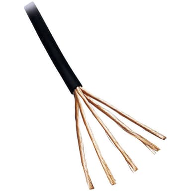 BKL Electronic 1509016/10 Audiokabel 6 x 0.08 mm² Svart