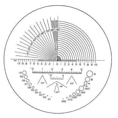 Eschenbach 115203 precisionsskala Linsstorlek: (Ø) 23