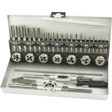 Brüder Mannesmann M53250-B Gängskärningssats 32 delar