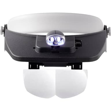 TOOLCRAFT TO-5137803 Huvudlupp med LED-belysning