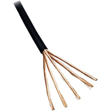 BKL Electronic 1106006/50 Audiokabel 2 x 0.10 mm² Svart