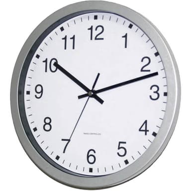 EUROTIME 56831-07 DCF Väggklocka 30 cm x 4.3 cm Silver