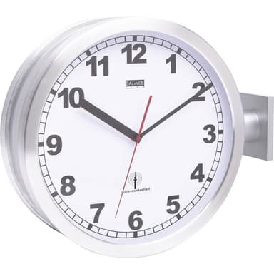 EUROTIME 91764-47 DCF Väggklocka 40 cm Aluminium