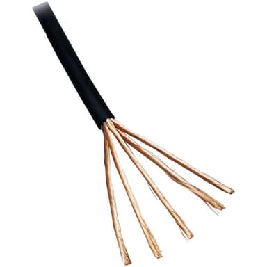 BKL Electronic 1106007/25 Audiokabel 4 x 0.10 mm² Svart