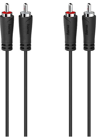 Hama 2x RCA till 2x RCA ljudkabel 1.5m