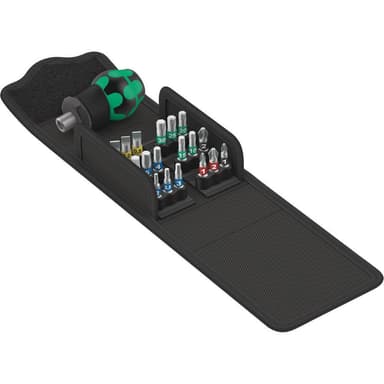 Wera Kompakt Stubby 1 05057471001 Bit-Set 19 delar 1/4
