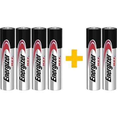 Batteri AAA (R03) Alkaliskt Energizer Max 1.5 V 6 st