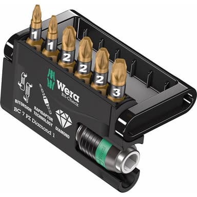 Wera Bit-Check 7 PZ Diamond 1 05057412001 Bit-Set 7
