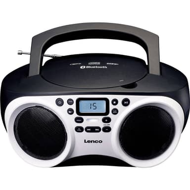 Lenco SCD-501 CD-radio FM AUX, Bluetooth, CD, USB Vit,
