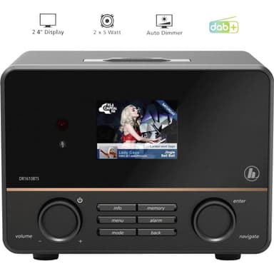 Lenco LBT-188 USB-skivspelare Remdrift Valnöt