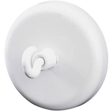 Dahle Magnet (Ø x H) 36 mm x 29 mm rund , med krok Vit