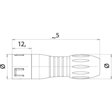 Kabelmarkör Utskriftsområde: 20 x 13 mm Orange TRU