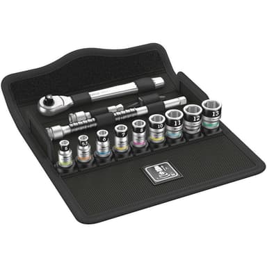 Wera 8100 SA 12 HF Zyklop Hylsnyckelsats metrisk 1/4 13
