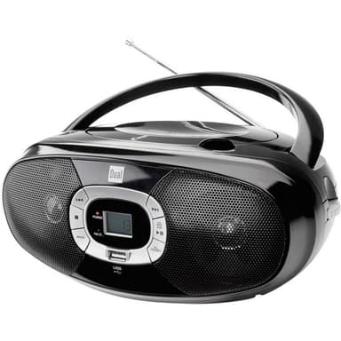 Dual P 390 CD-radio FM, AM CD, USB Svart