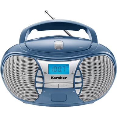 Karcher RR 5025 CD-radio FM AUX, CD Blå