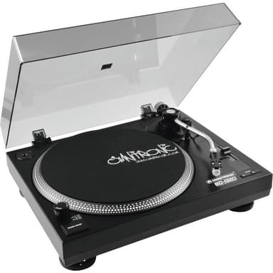 Omnitronic BD-1320 Skivspelare Remdrift Svart