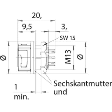 Kabelmarkör Utskriftsområde: 20 x 13 mm Röd TRU