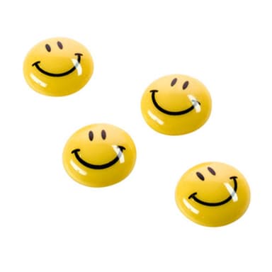 Magnetoplan Magnet Smilies (Ø) 20 mm rund Gul 8 st