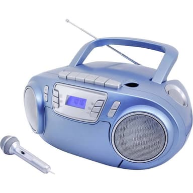 soundmaster SCD5800BL CD-radio FM USB, Kassett,