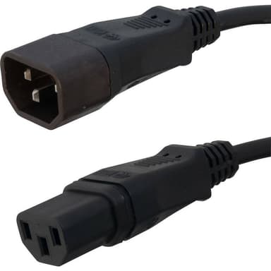 HAWA R771 IEC Anslutningskabel Svart 1.00 m