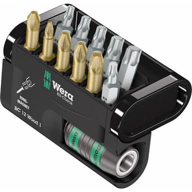 Wera Bit-Check 12 Wood 1 05057423001 Bit-Set 12 delar