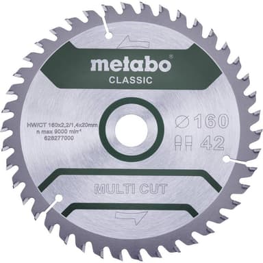 Metabo MULTI CUT CLASSIC 628277000 Cirkelsågblad 160 x