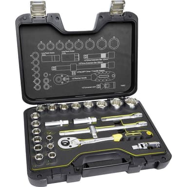 C.K. T4662 Hylsnyckelsats metrisk 1/2 24 delar T4662
