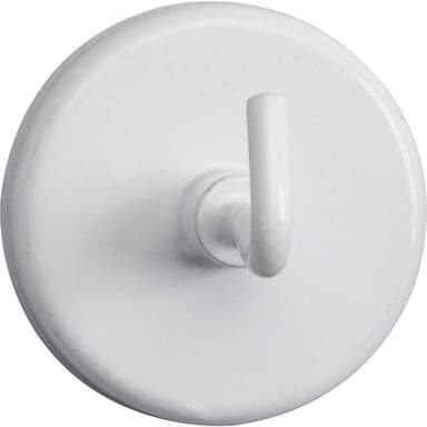 Maul Magnet (Ø x H) 36 mm x 36 mm rund , med krok Vit 5