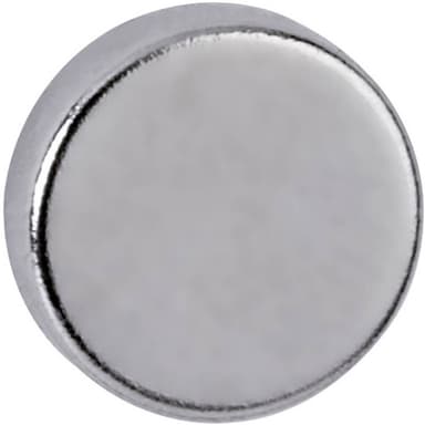 Maul Neodymmagnet (Ø x H) 10 mm x 3 mm Skiva Silver 10