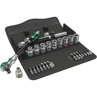 Wera 8100 SC 6 Zyklop Speed Hylsnyckelsats metrisk 1/2