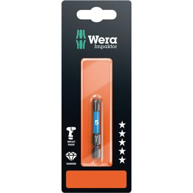 840/4 IMP DC SB SiS Wera Sexkants-Bit 4 mm Verktygsstål