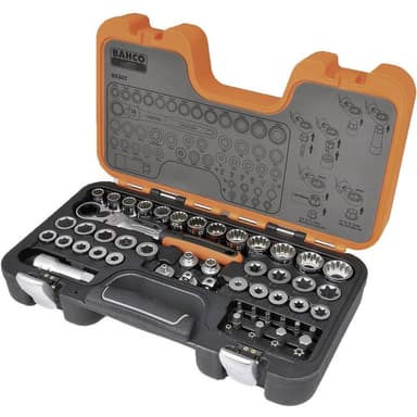 Bahco Hylsnyckelsats 53 delar S530T