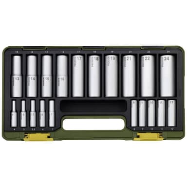 Proxxon Hylsnyckelsats 1/2, 1/4 20 delar 23292