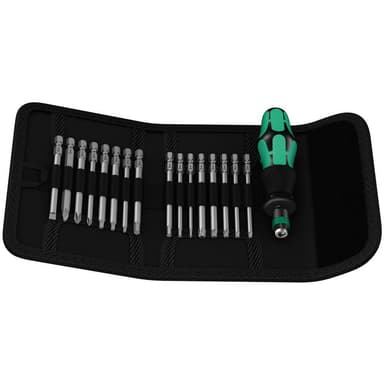 Wera Kraftform Kompakt 60 05051042001 Bit-Set 17 delar