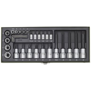 Proxxon Hylsnyckelsats 1/2, 1/4 29 delar 23103