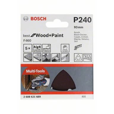 Bosch Accessories Bosch 2608621690 Deltaslippapper-set