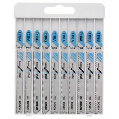 Sticksågbladset, Basic for Metal, 10-delar, T 218 A T